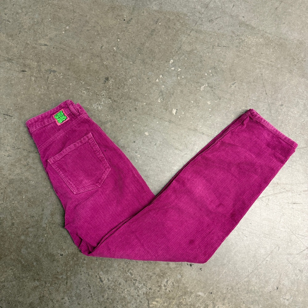 Empyre Magenta Pink Corduroy High Waisted Straight Leg Pants Womens Size 0